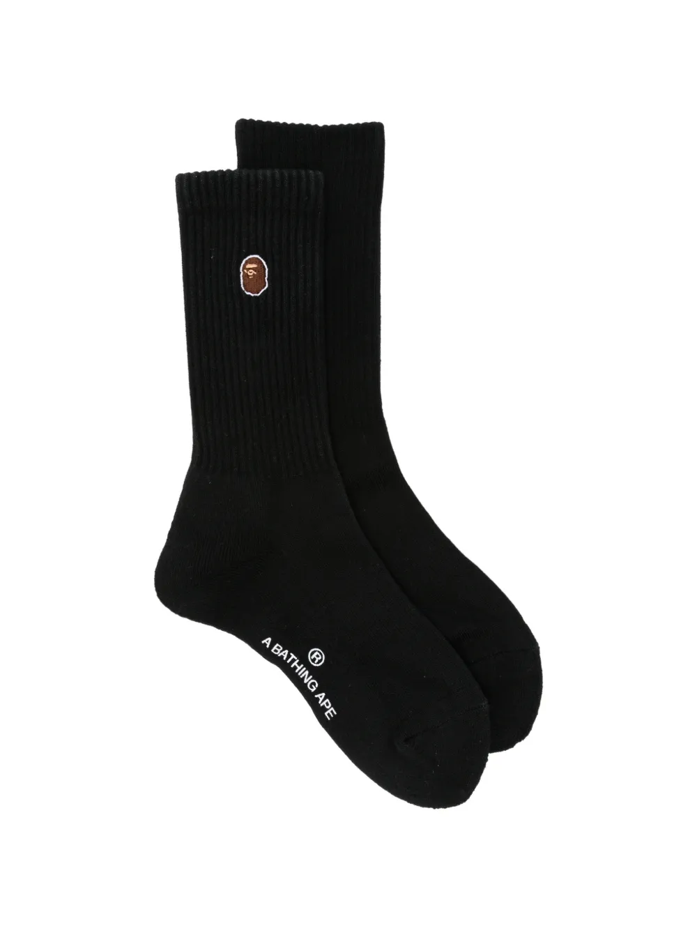 A BATHING APE® Calzini a coste - Nero