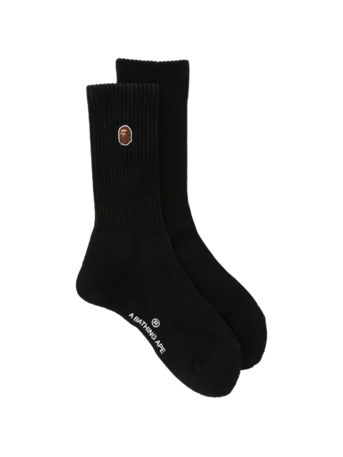 A BATHING APE® ribbed socks