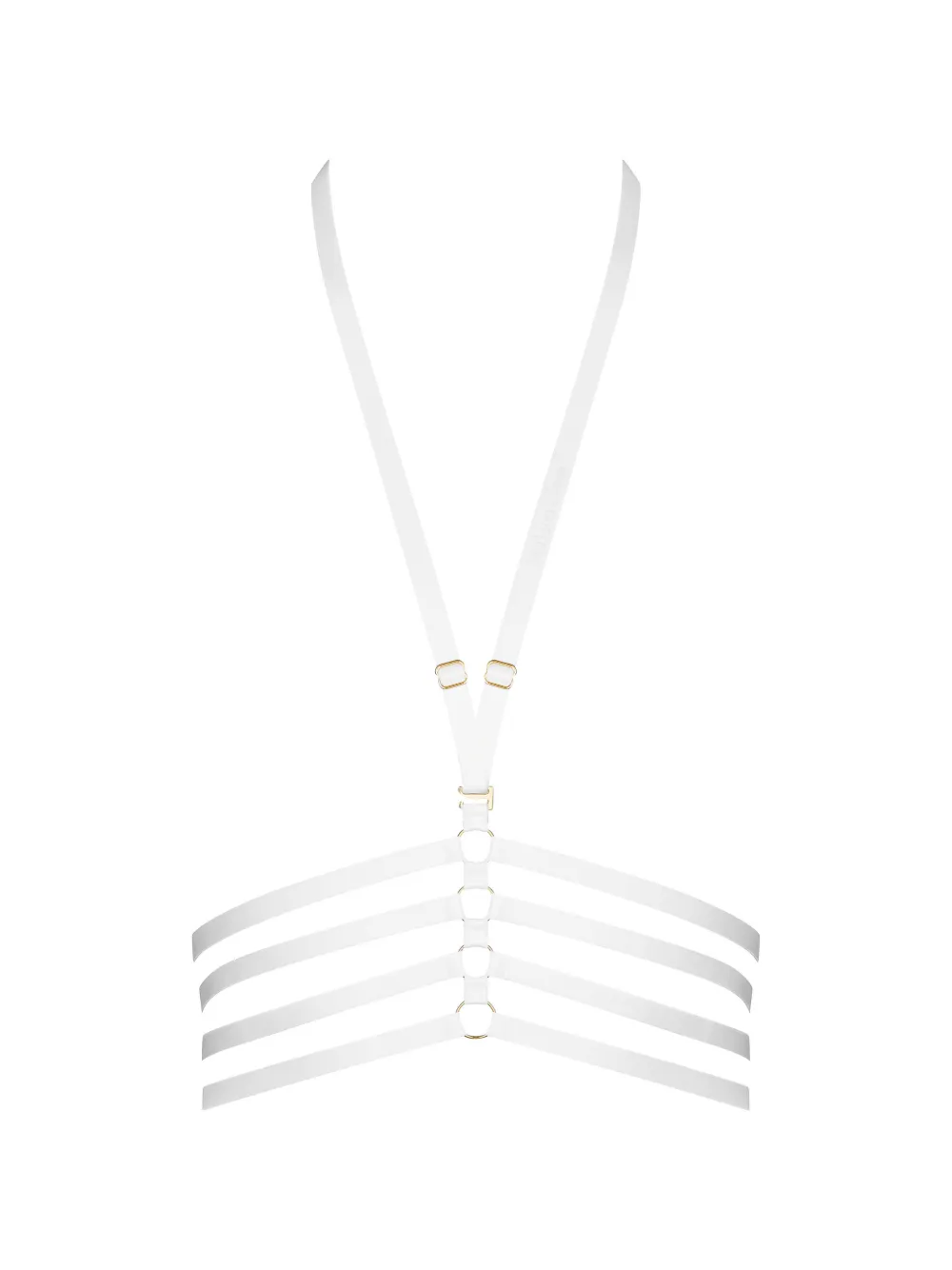 Maison Close multi-strap harness - Bianco