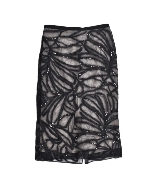 Brunello Cucinelli — sequin-embellished midi skirt
