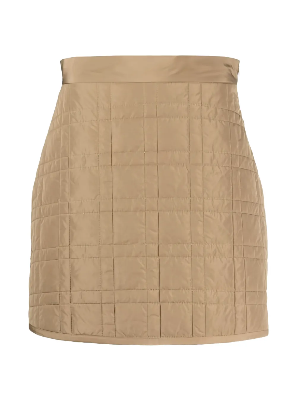 Brunello Cucinelli quilted mini skirt - Toni neutri