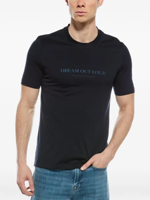 Brunello Cucinelli printed crew-neck T-shirt