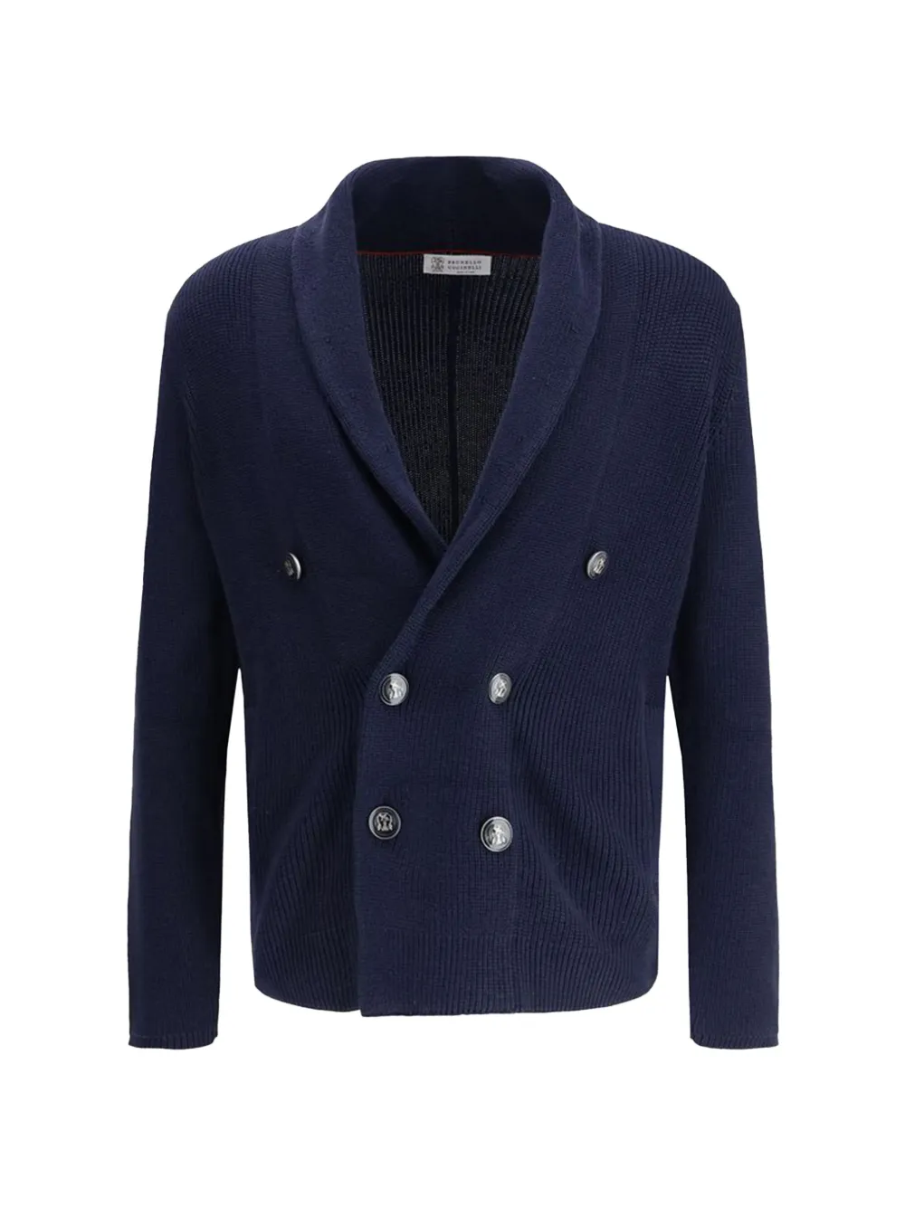 Brunello Cucinelli double-breasted cardigan - Blau