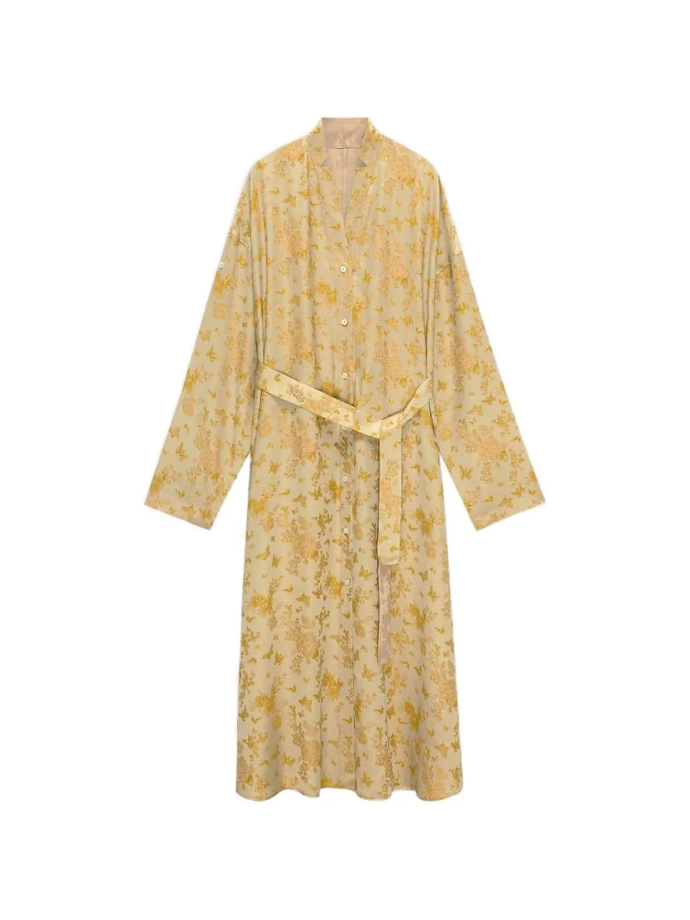 Shanghai Tang Tang jacquard silk coat - Nude