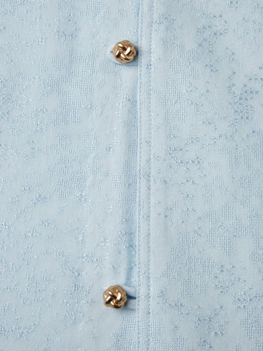 Shanghai Tang blouse met jacquard-effect Blauw