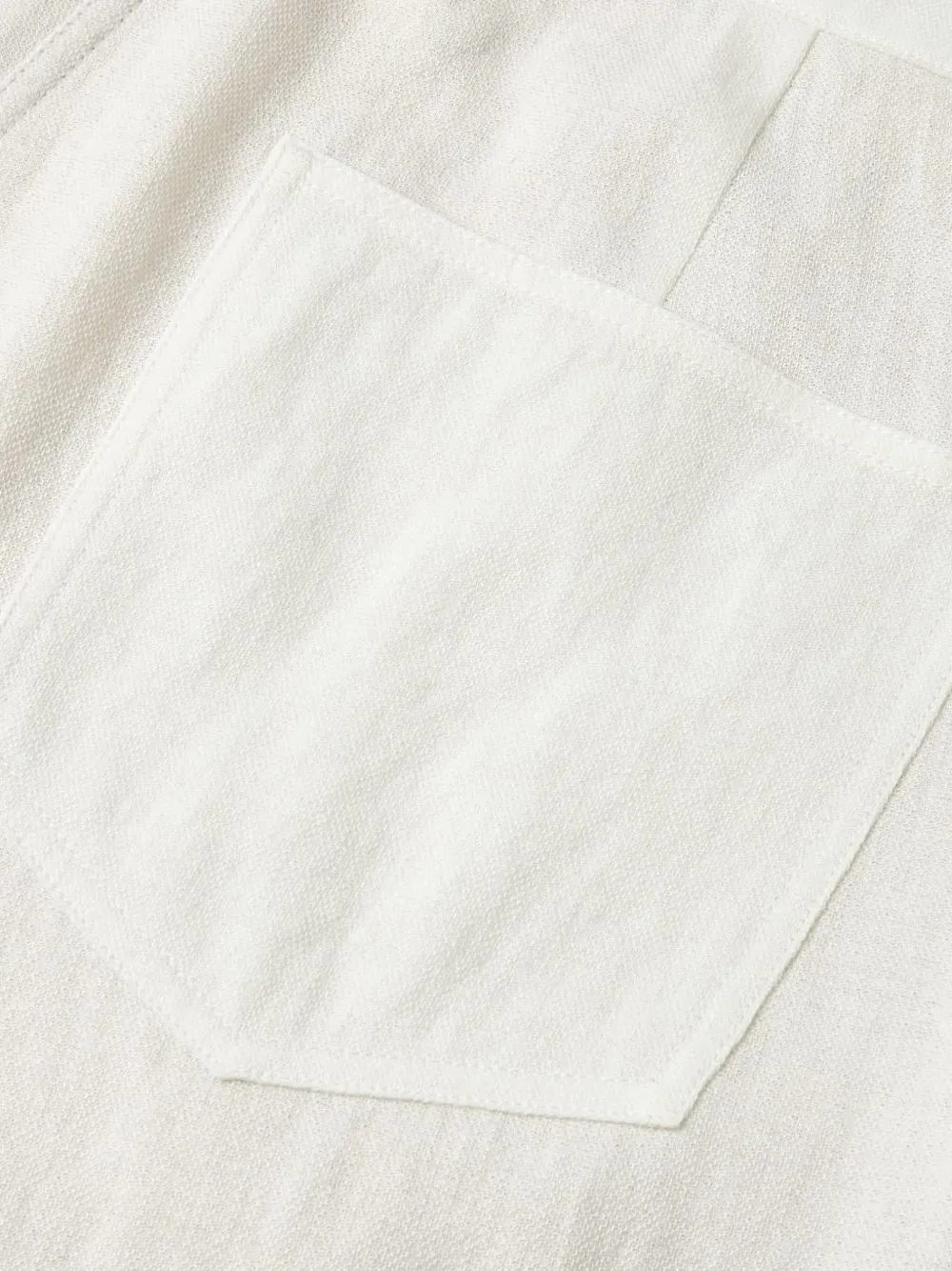 Shanghai Tang flared broek met textuur Wit