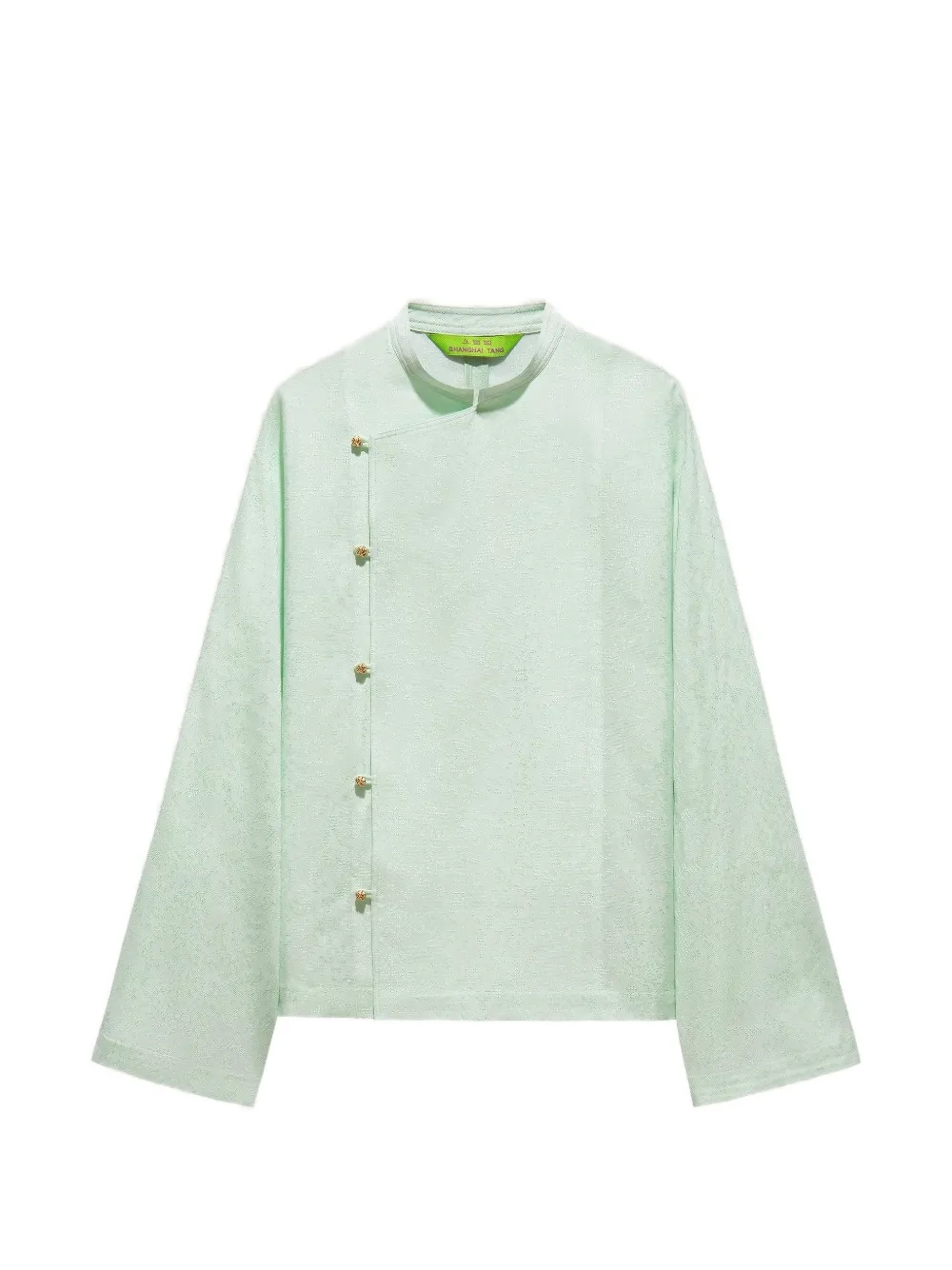 Shanghai Tang Tang jacquard blouse - Verde