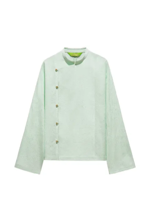 Shanghai Tang Tang jacquard blouse