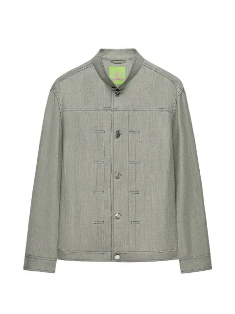 Shanghai Tang Tang contrast-stitch jacket