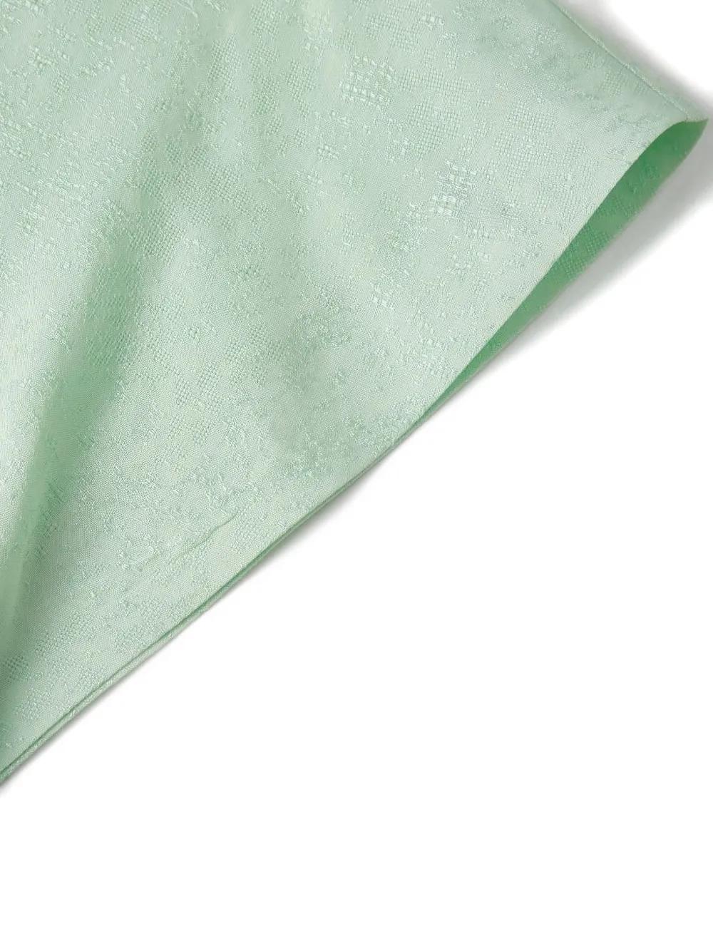 Shanghai Tang asymmetrische jurk met jacquard Groen