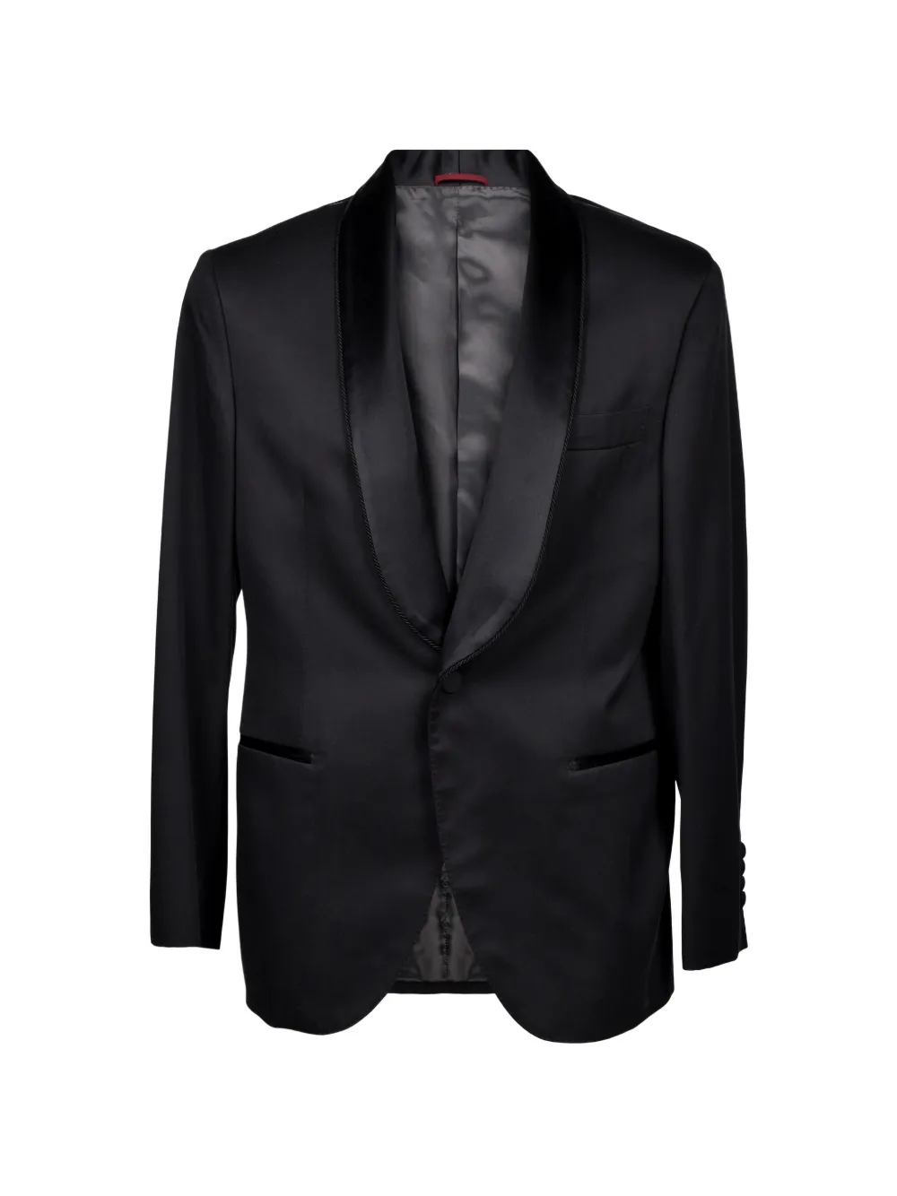 Brunello Cucinelli silk shawl-lapel tuxedo blazer - Nero