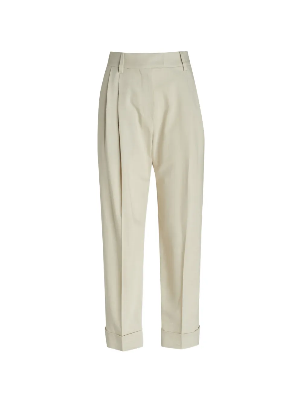 Brunello Cucinelli pleated tailored trousers - Toni neutri
