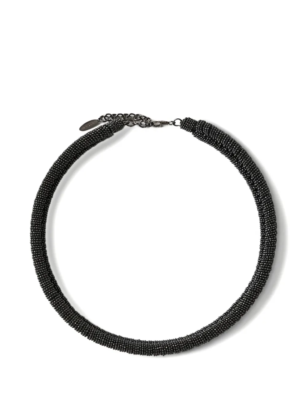 Brunello Cucinelli beaded choker necklace - Nero