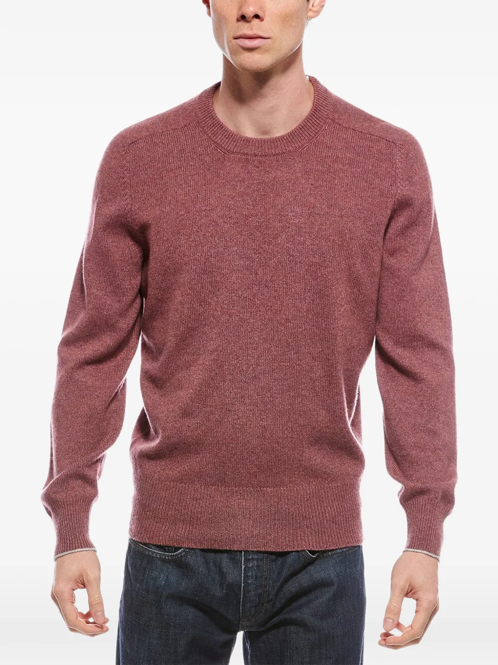 Brunello Cucinelli crew-neck knitted sweater - Rot