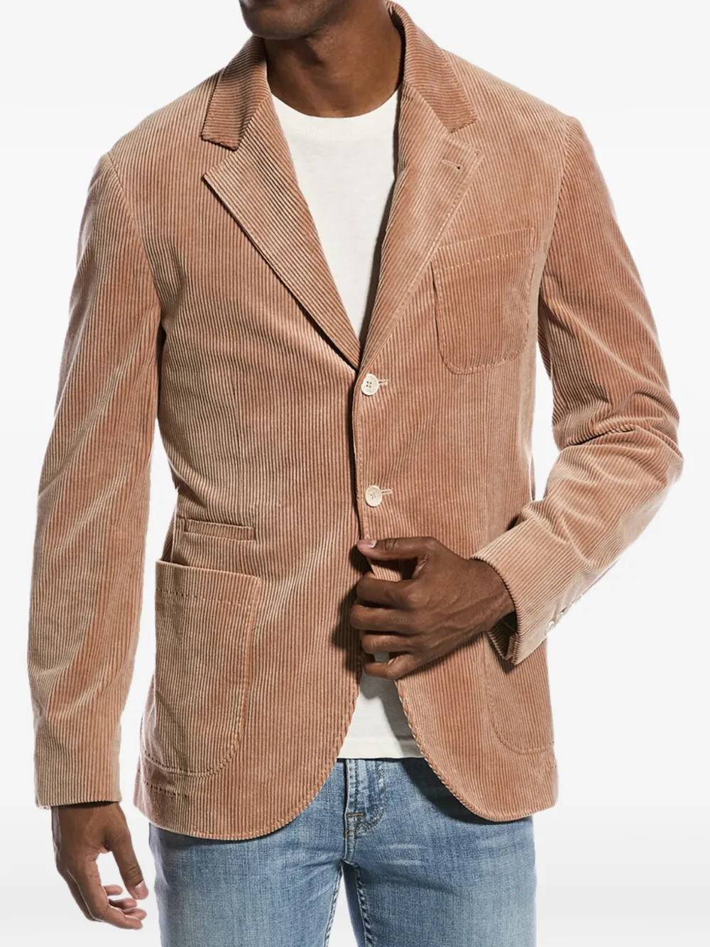 Brunello Cucinelli single breasted blazer - Toni neutri