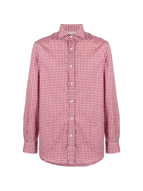 Brunello Cucinelli gingham-check button-down shirt