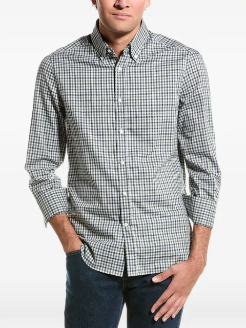 Brunello Cucinelli check-pattern button-up shirt