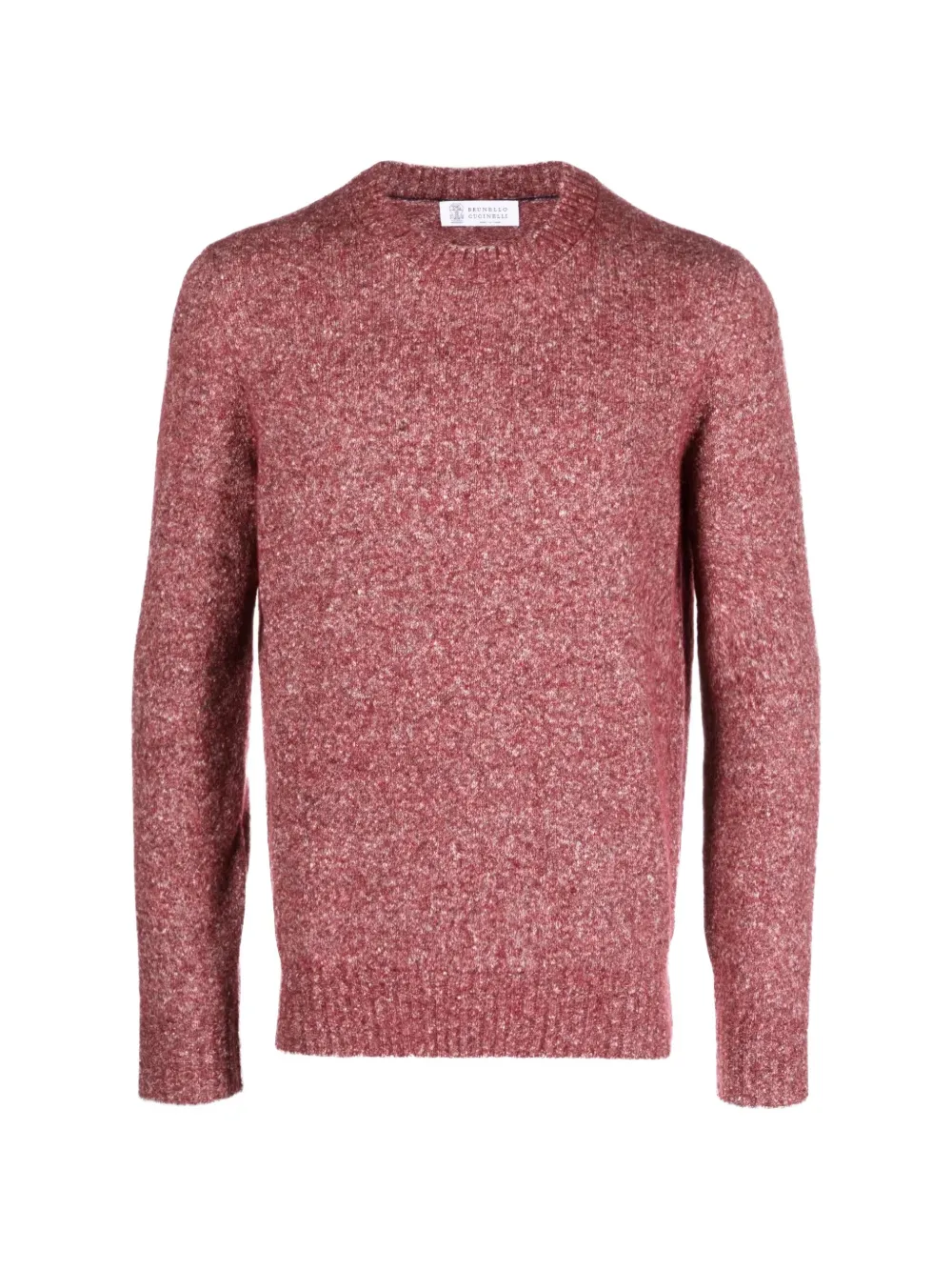Brunello Cucinelli textured-knit sweater - Rosso