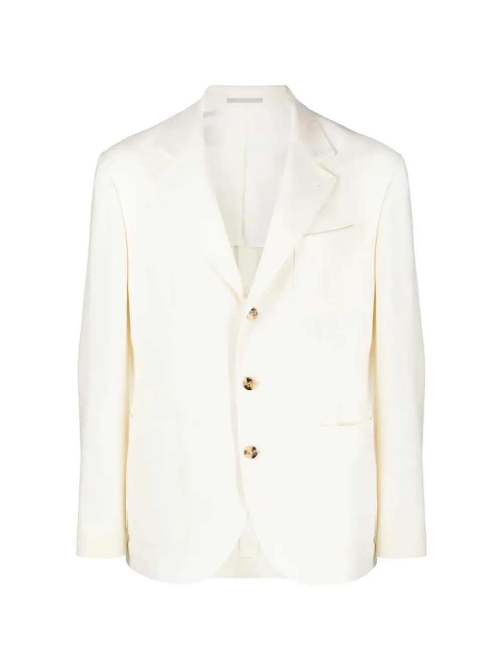 Brunello Cucinelli single-breasted blazer - Toni neutri