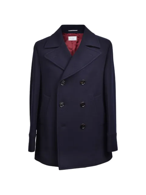 Brunello Cucinelli double-breasted peacoat