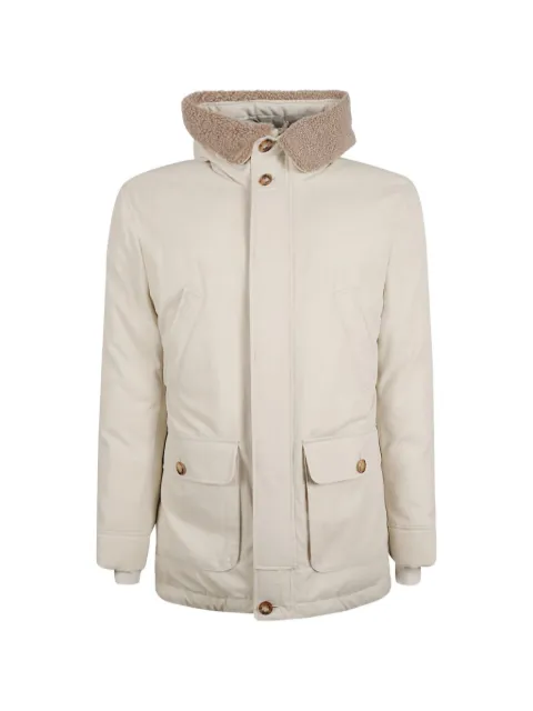 Brunello Cucinelli shearling-collar parka