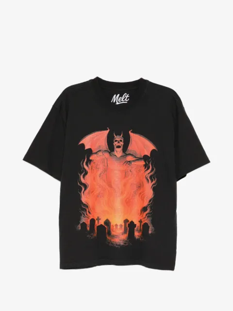 Melt graphic T-shirt