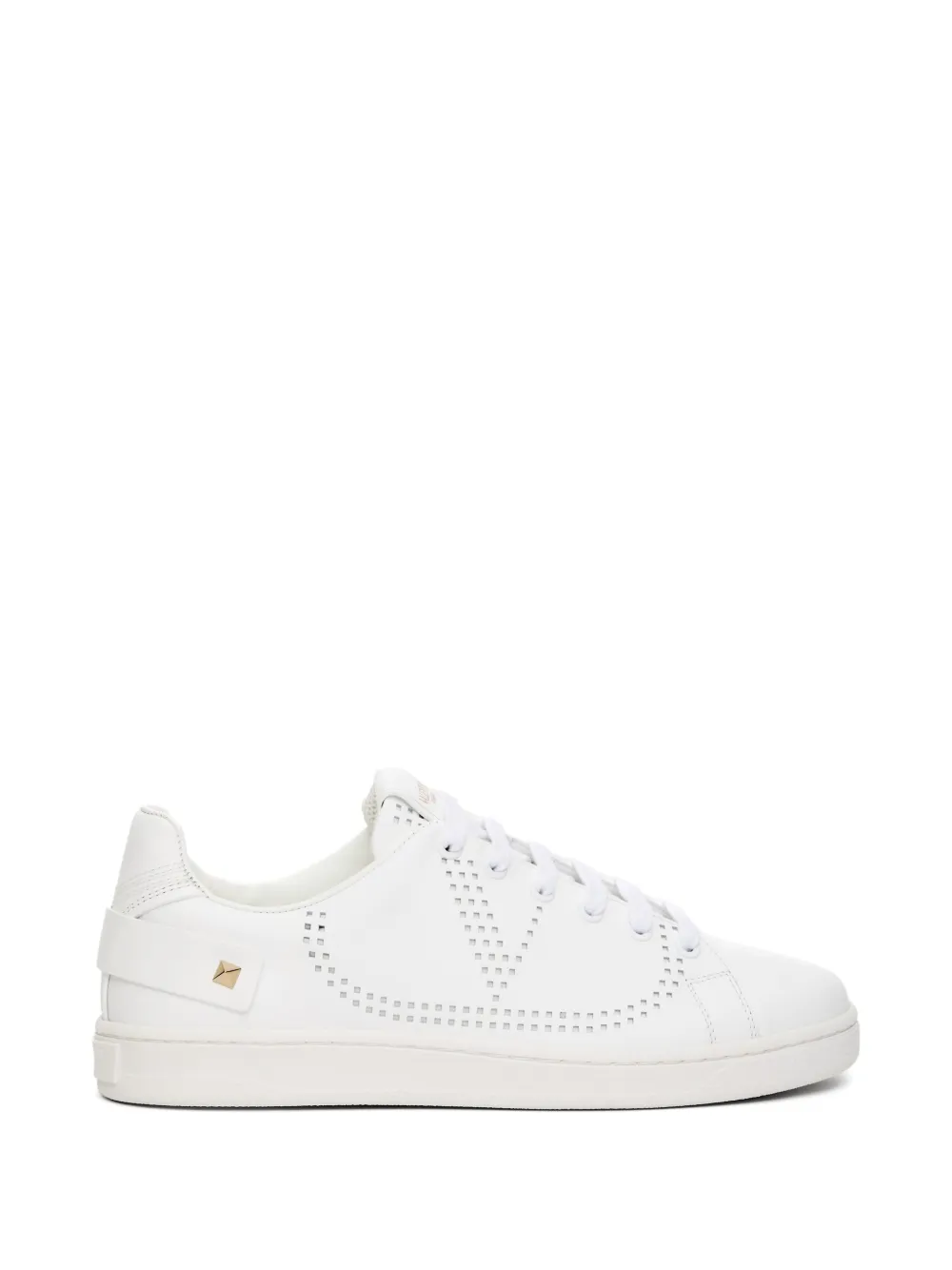 Valentino Garavani Backnet Sneakers aus Kalbsleder - Weiß