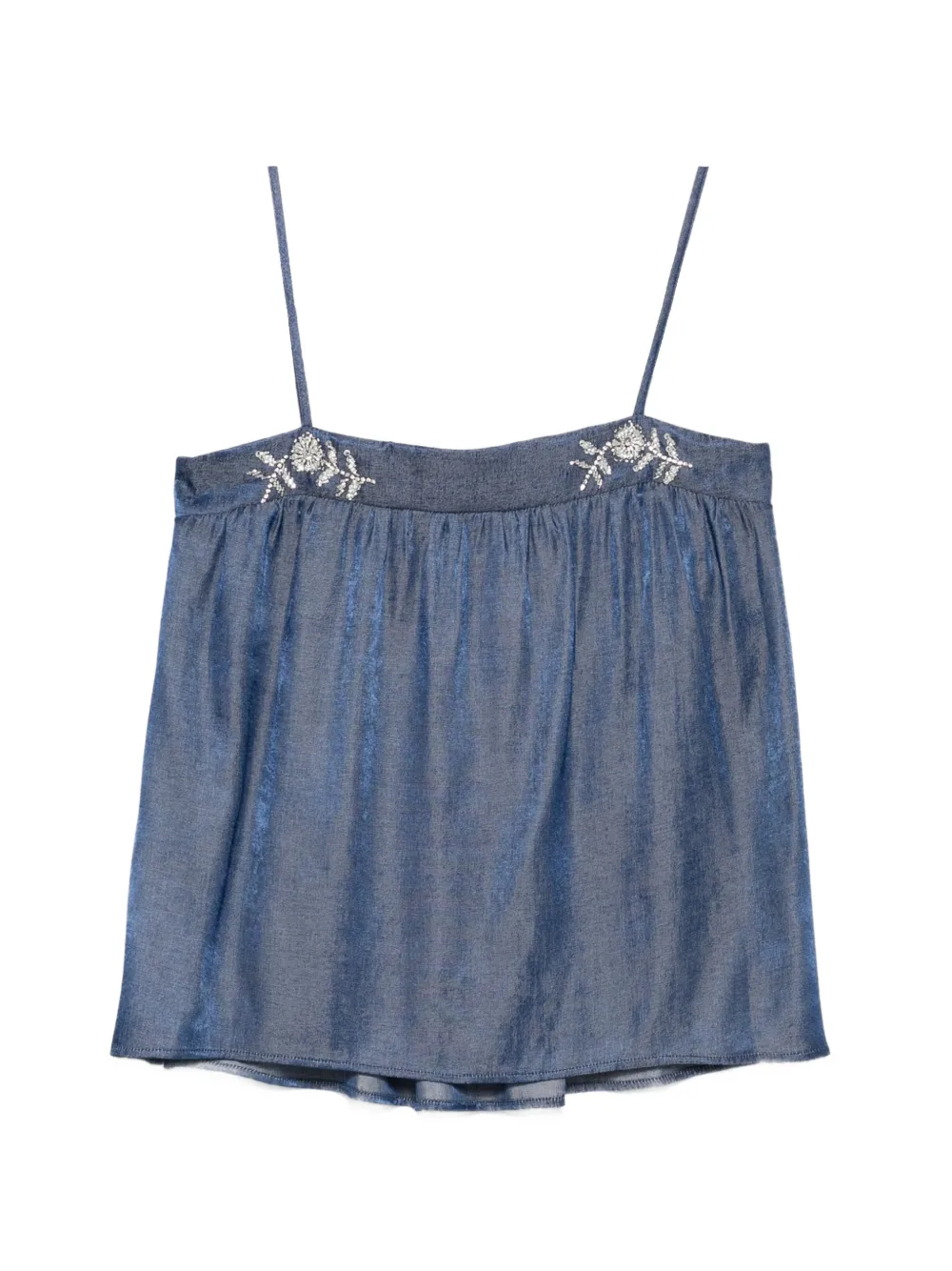 LIU JO bead-embellished top - Blu