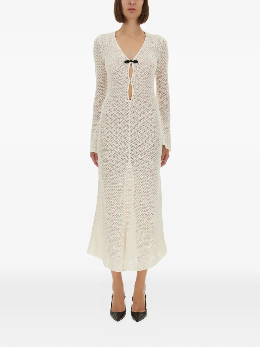 The Garment Tanzania crochet-knit maxi dress - Toni neutri