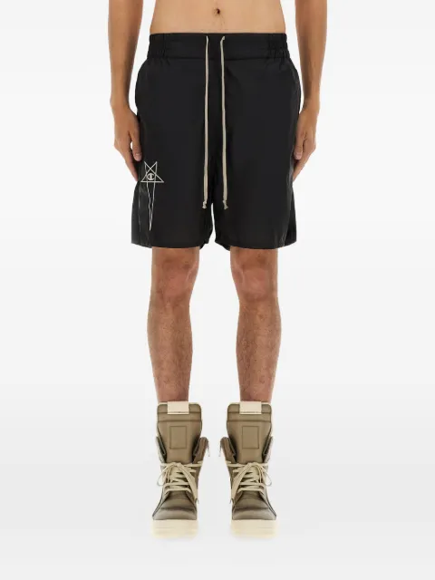 Rick Owens x Champion logo-embroidered shorts