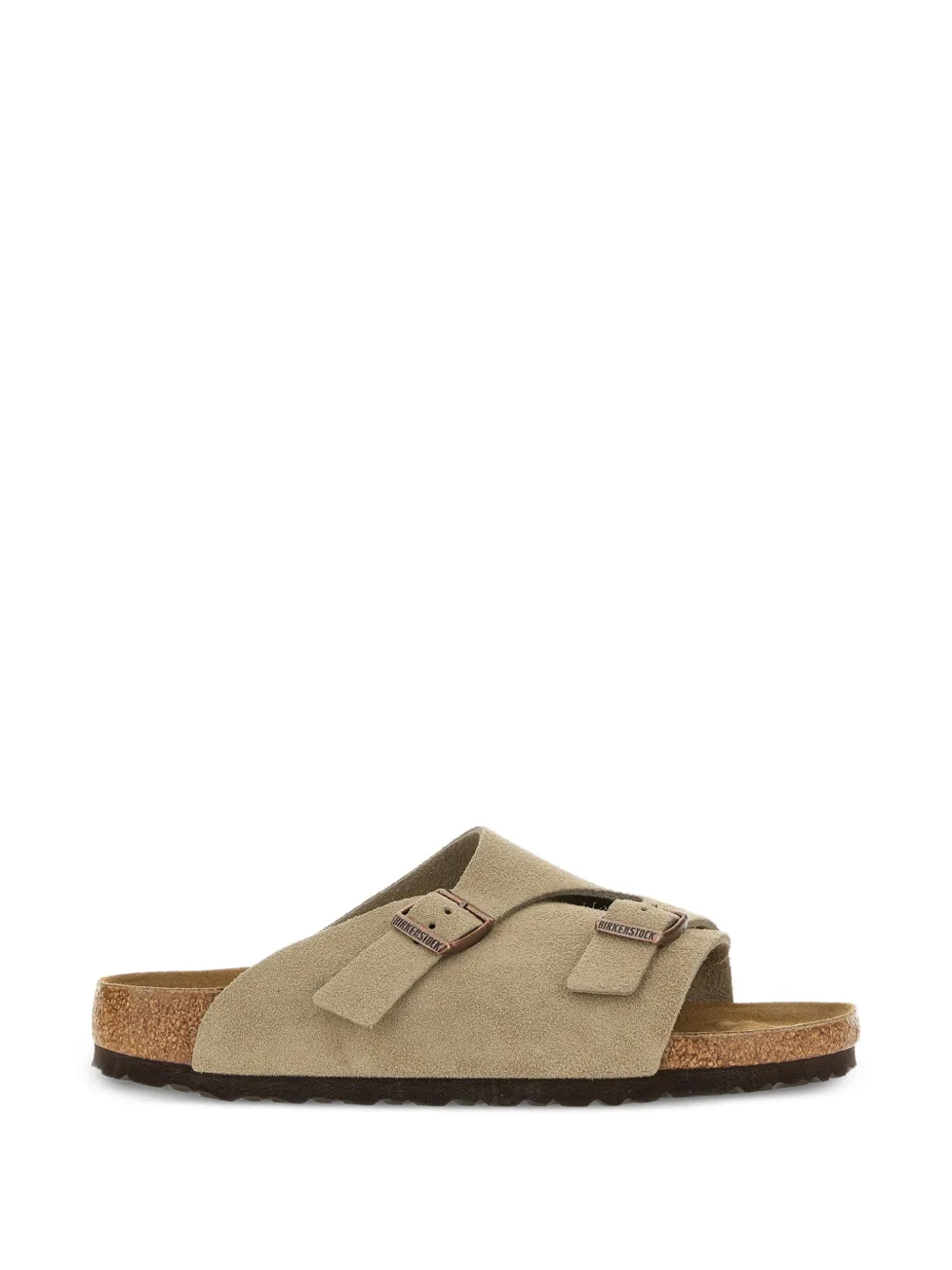 Birkenstock buckled suede sandals - Toni neutri