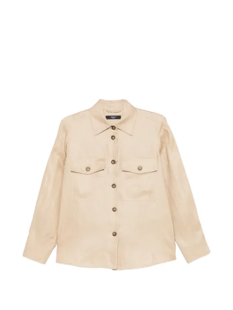 Weekend Max Mara flap-pocket shirt jacket