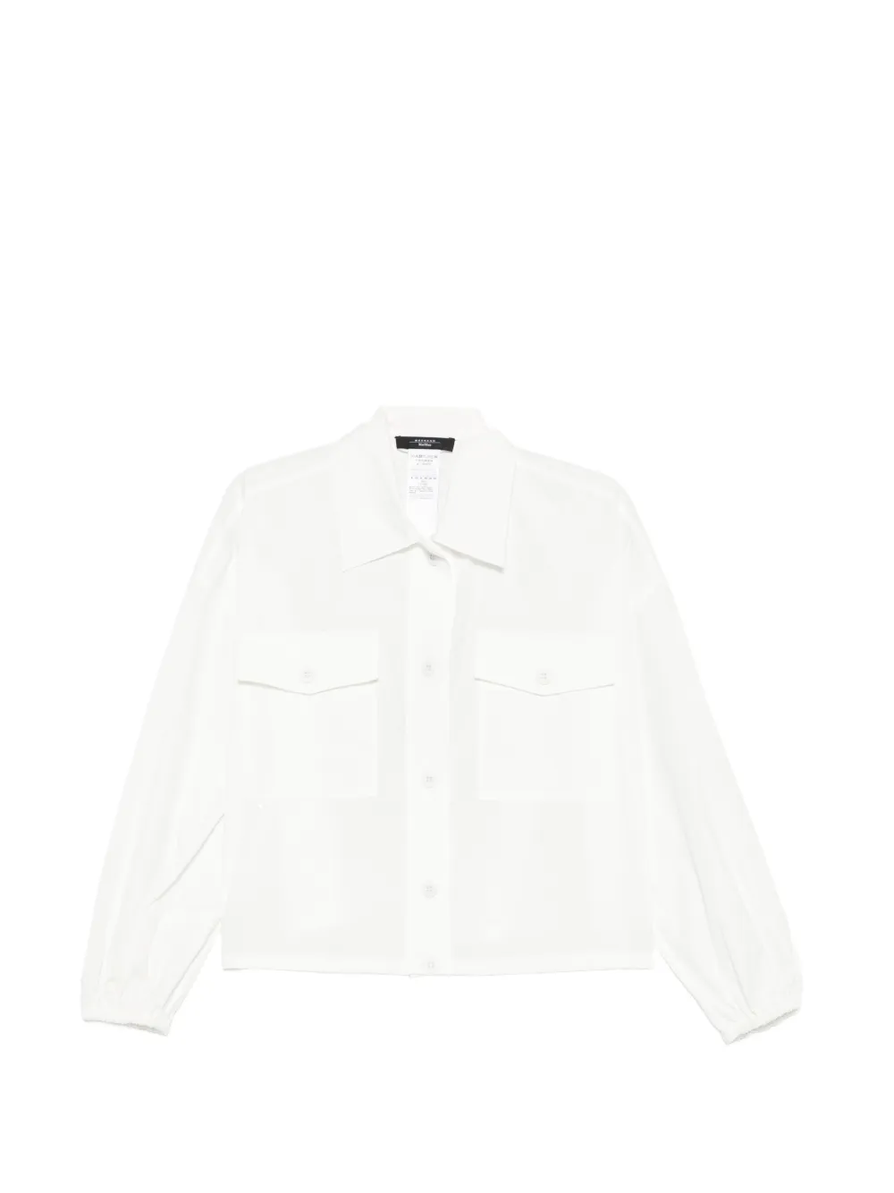 Weekend Max Mara flap-pocket button-up jacket - Weiß