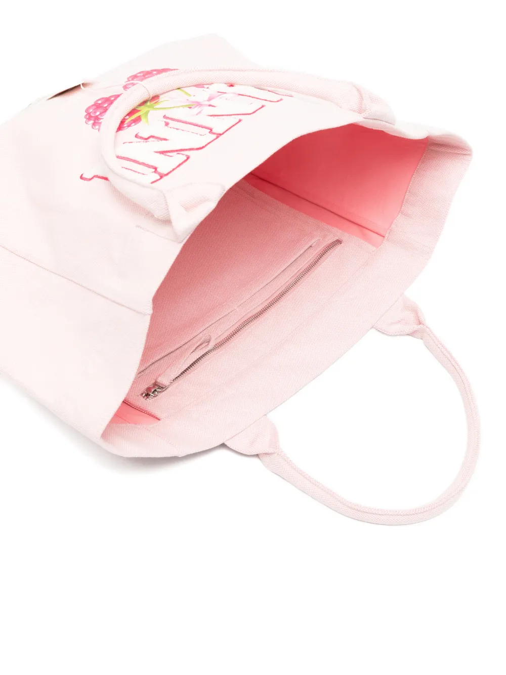 GANNI Kleine Easy schoudertas met logoprint Roze