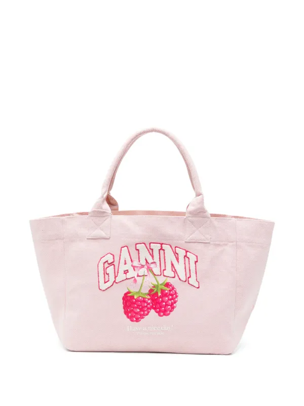 GANNI スモール Easy ショルダーバッグ | ピンク | FARFETCH JP