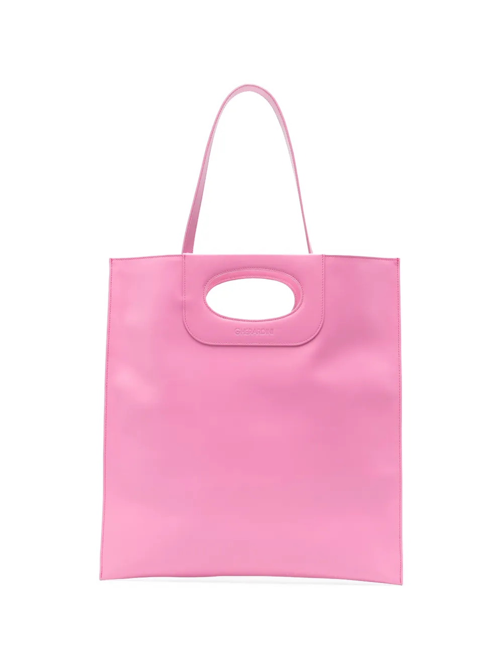 Gherardini Piattina cut-out-handle clutch bag - Rosa
