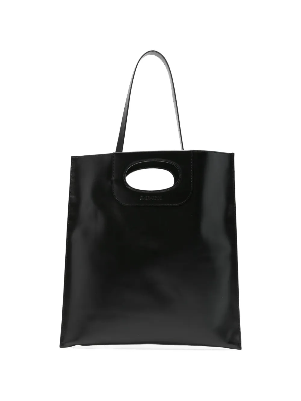 Gherardini Piattina leather clutch bag - Nero