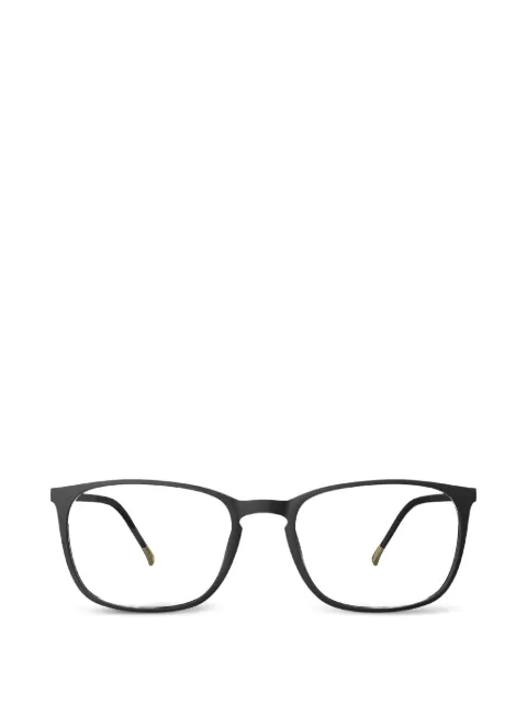 Silhouette matte-finish square-frame glasses