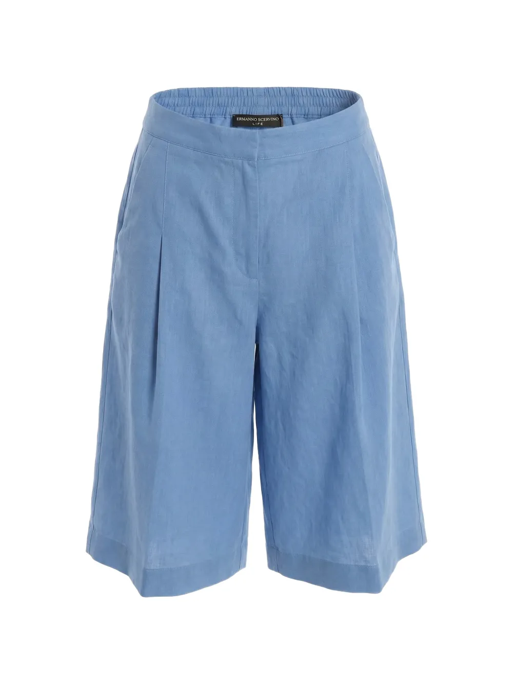 Ermanno Scervino pleated linen shorts - Blau