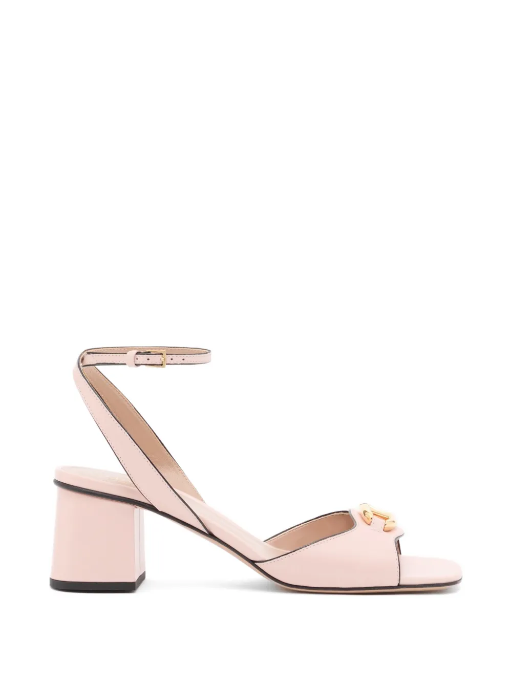 Valentino Garavani Vlogo The Bold Edition Sandalen aus Kalbsleder 60mm - Rosa