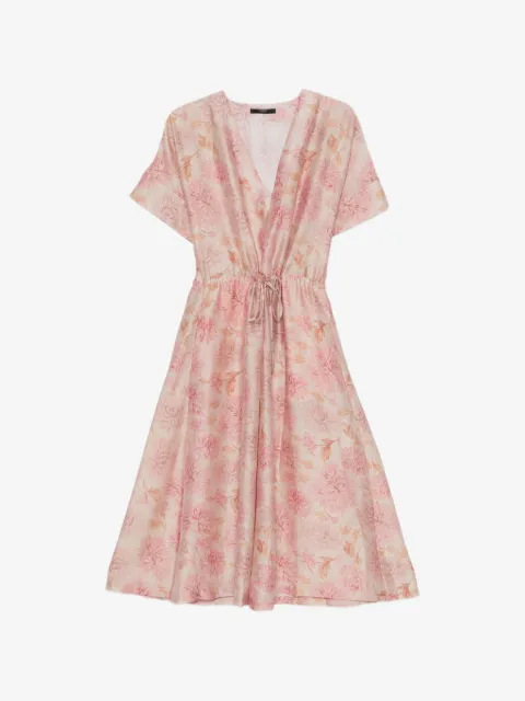Seventy floral-pattern midi dress