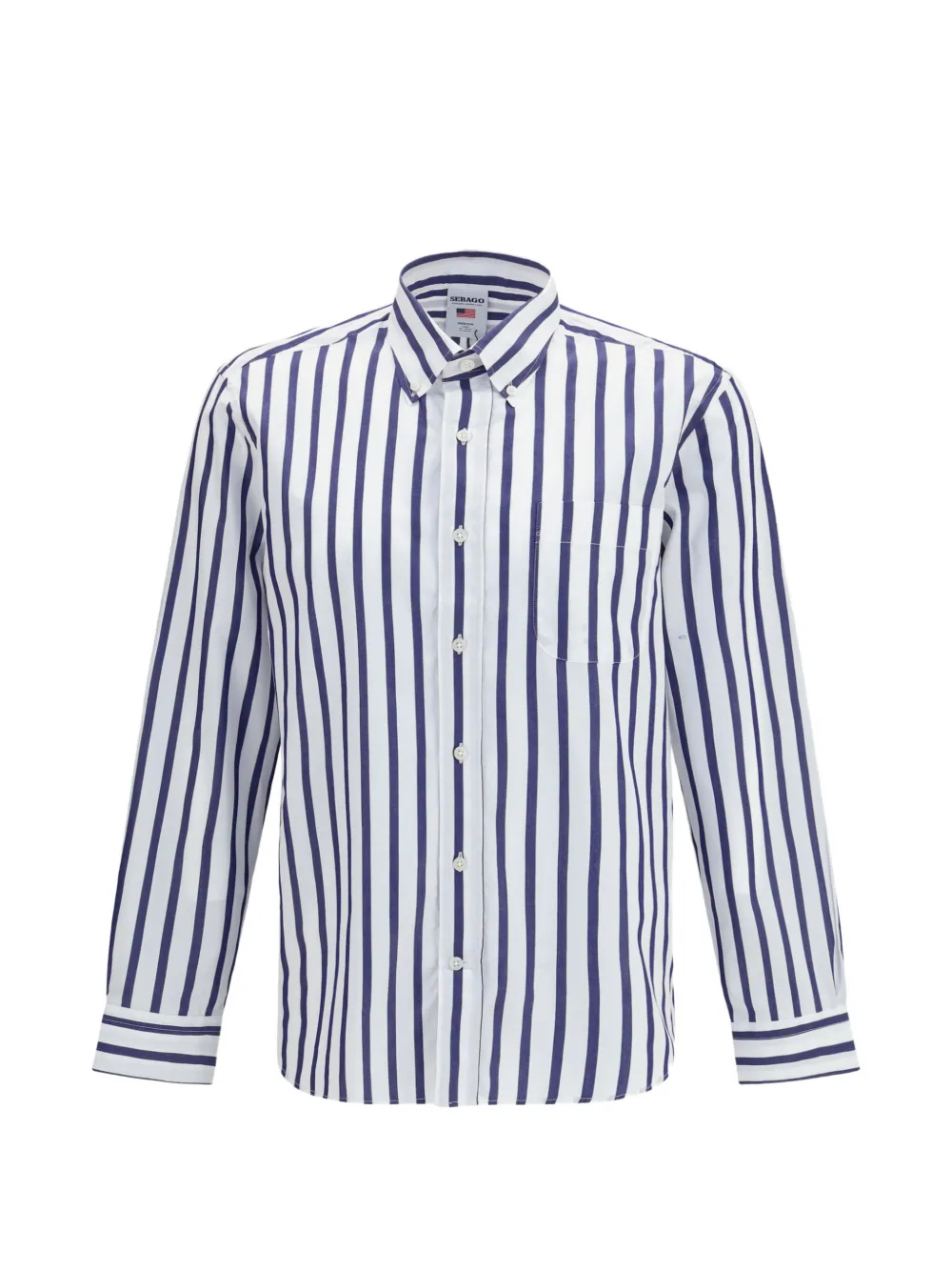 Sebago Dunstan vertical-stripe shirt - Blu
