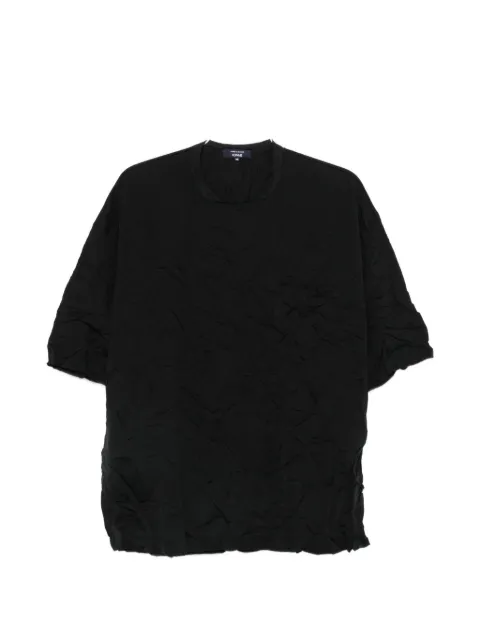 Comme des Garçons Homme crinkled-finish chest-pocket T-shirt