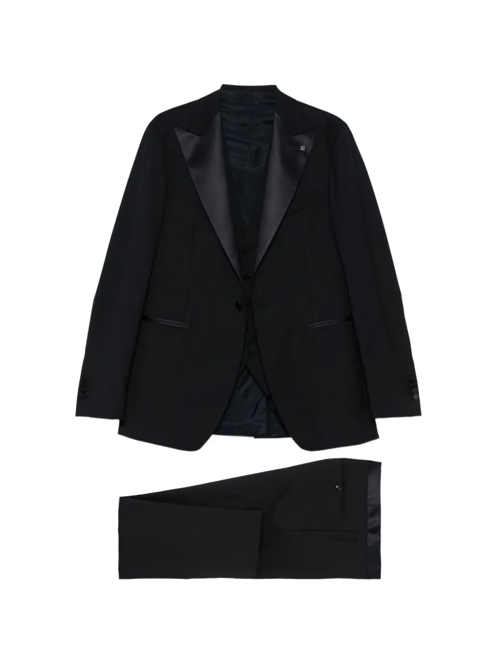 Tagliatore single-breasted three-piece suit - Blu