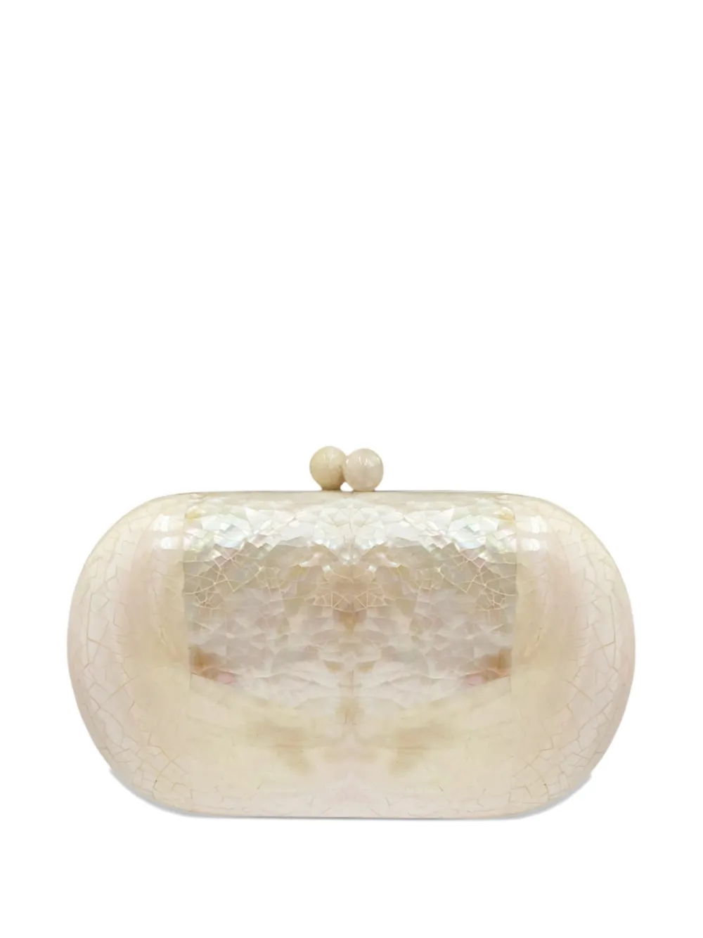 SERPUI Olivine Kabibe clutch bag - Toni neutri