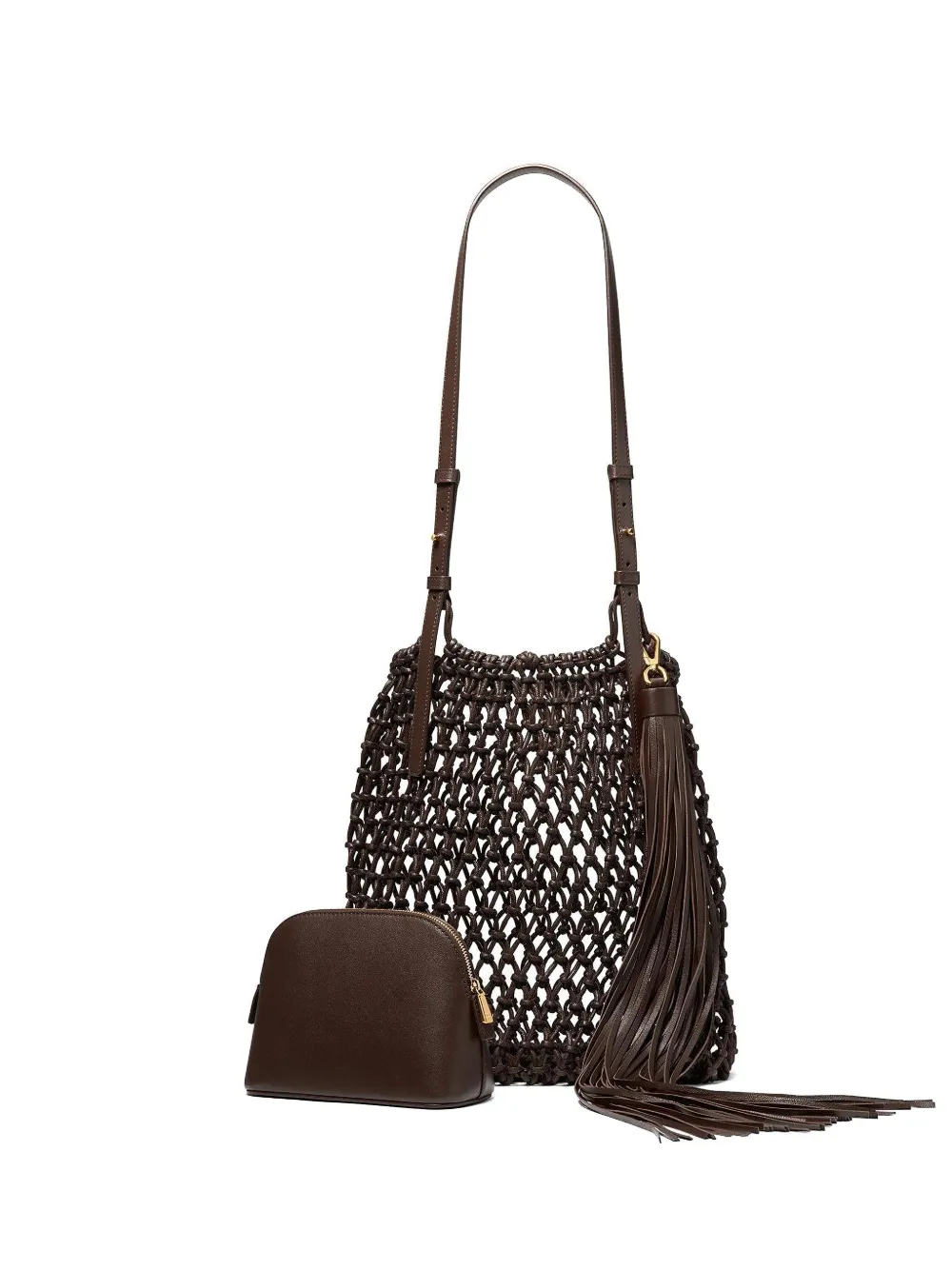 Michael Kors Collection Loli macramé tote bag - Braun