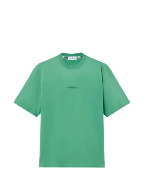 Stone Island logo-print cotton T-shirt
