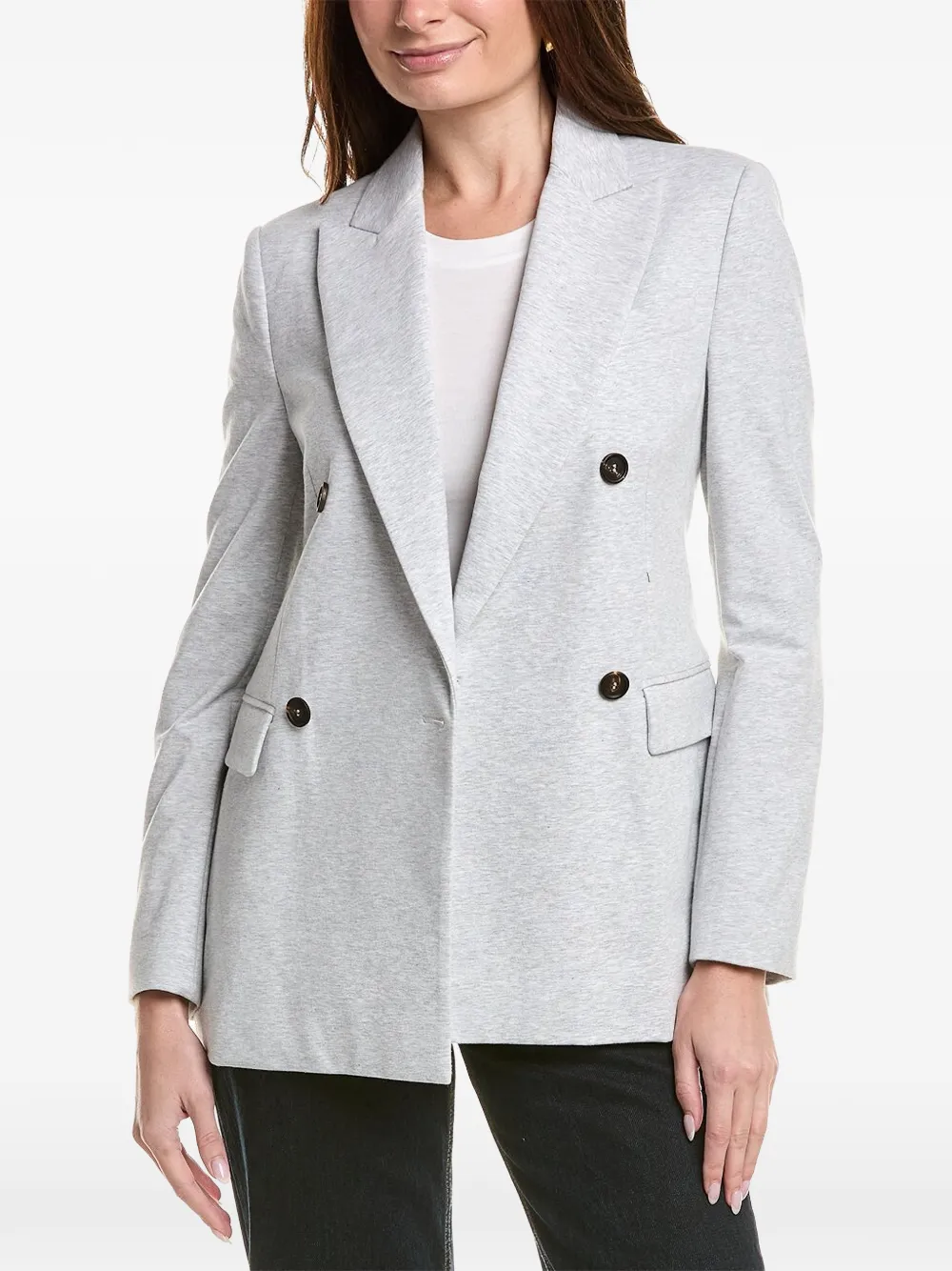 Brunello Cucinelli double-breasted blazer - Grau