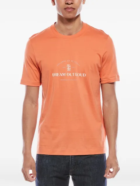 Brunello Cucinelli printed crew-neck T-shirt