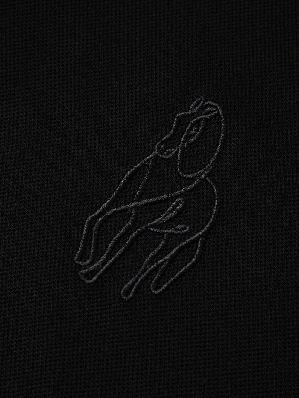 Shanghai Tang Horse poloshirt Zwart